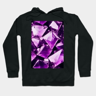 Jewel Pattern - Violet Amethyst, for a bit of luxury in your life! #6 Hoodie